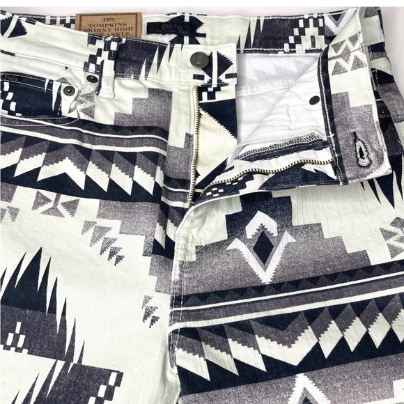 Polo Ralph Lauren Tompkins Skinny Aztec Navajo Print Jeans Sz 28 - Picture 4 of 12